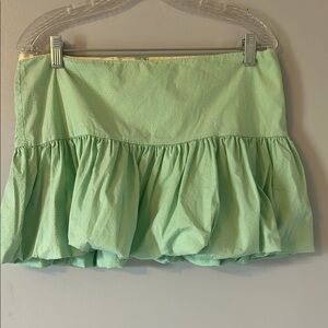 Mint polka dot Women's Skirt